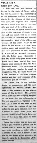 ArticleOnlyGunLaw-Bisbee_daily_review_19070816